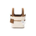 Bucket Bag Cargo S White/Brown