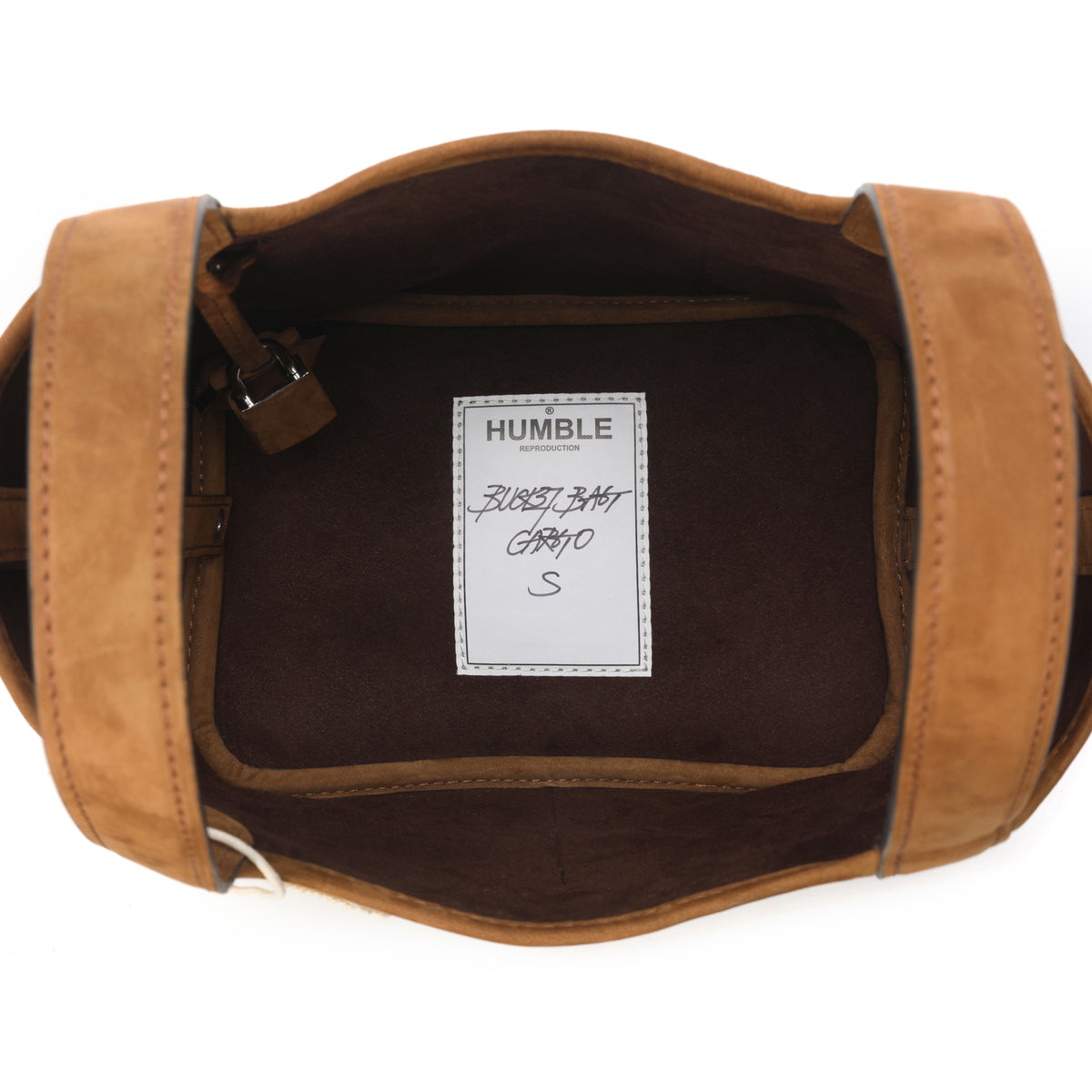 Bucket Bag Cargo S White/Brown – product image 10