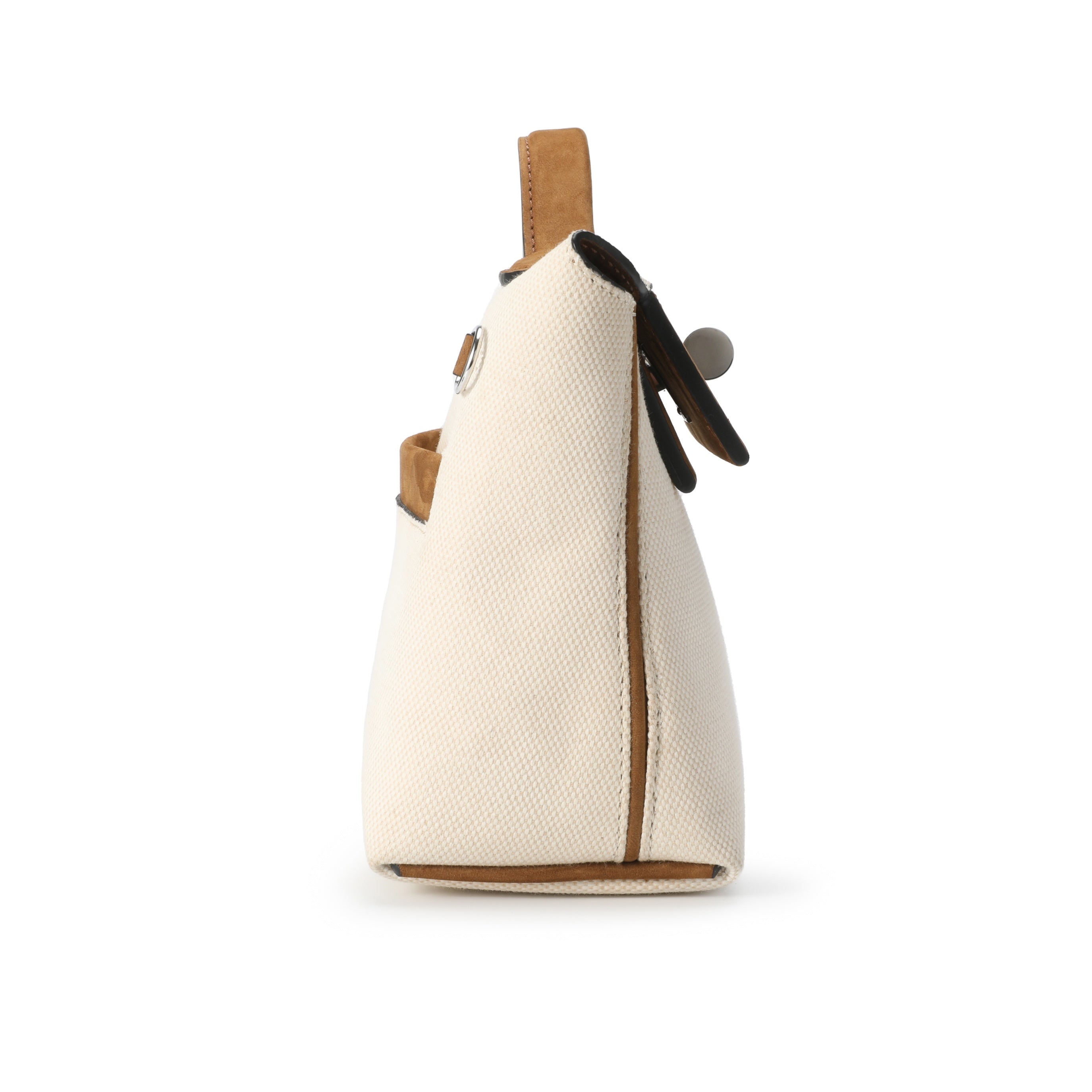 Slouchy Bag Mini White/Brown (Pre-Order)