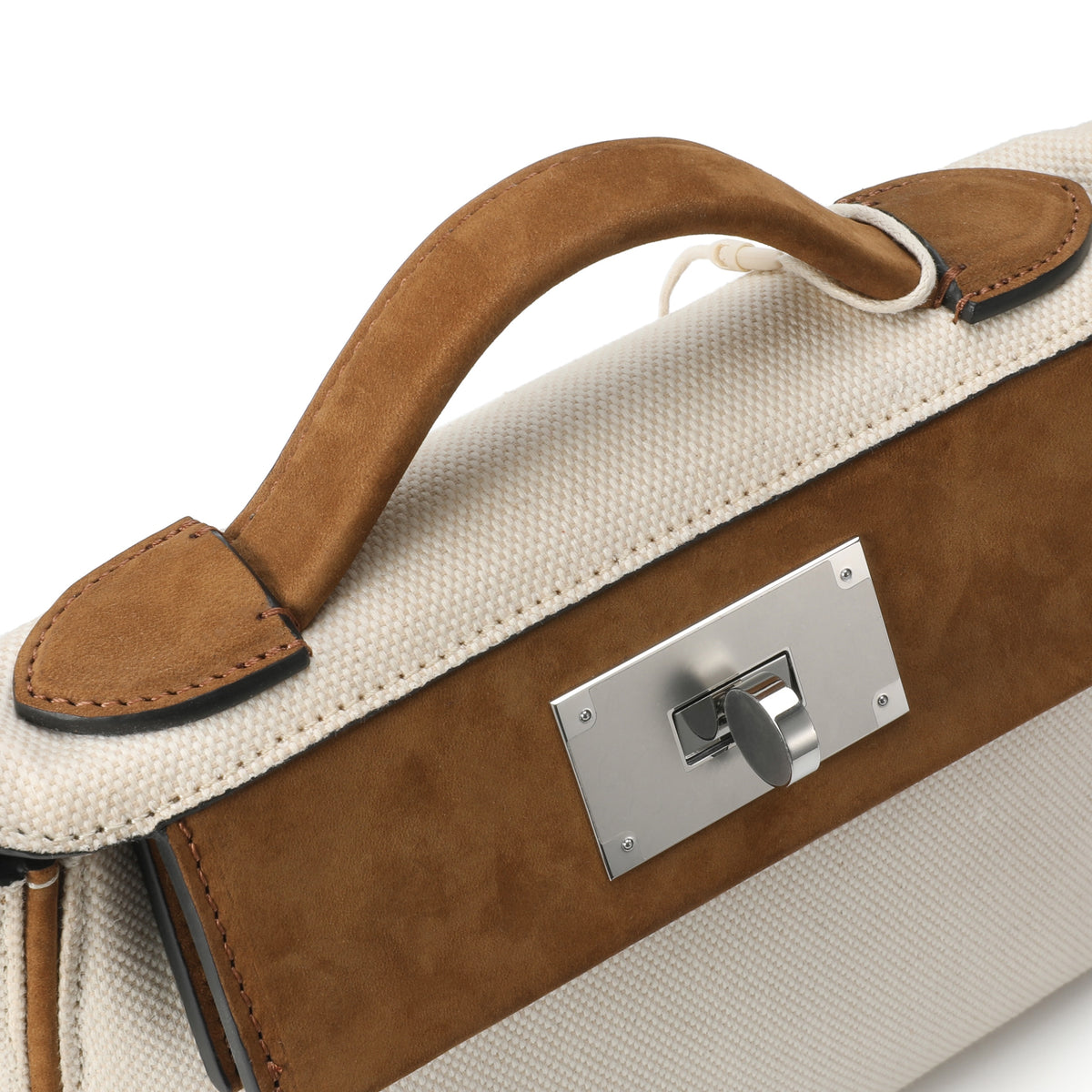 Slouchy Bag Mini White/Brown (Pre-Order) – product image 8