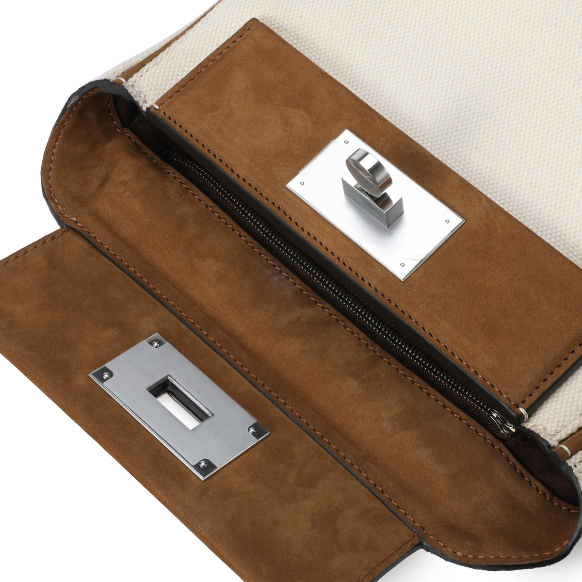 Slouchy Bag Mini White/Brown (Pre-Order) – product image 10