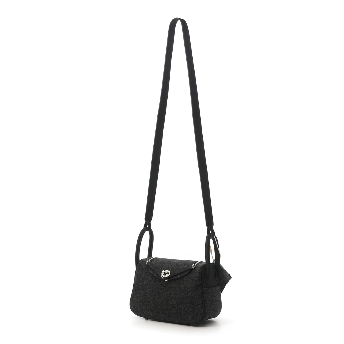 Dumpling Bag Mini Denim Black – product image 3