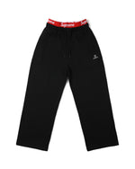 Wide Leg Sagging Pants Black