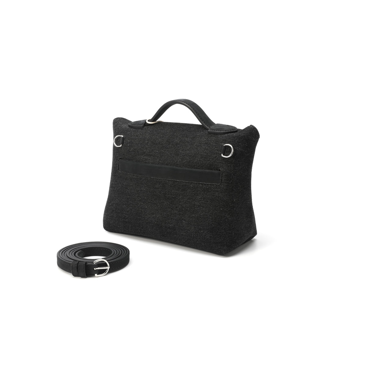 Slouchy Bag Mini Denim Black – product image 4