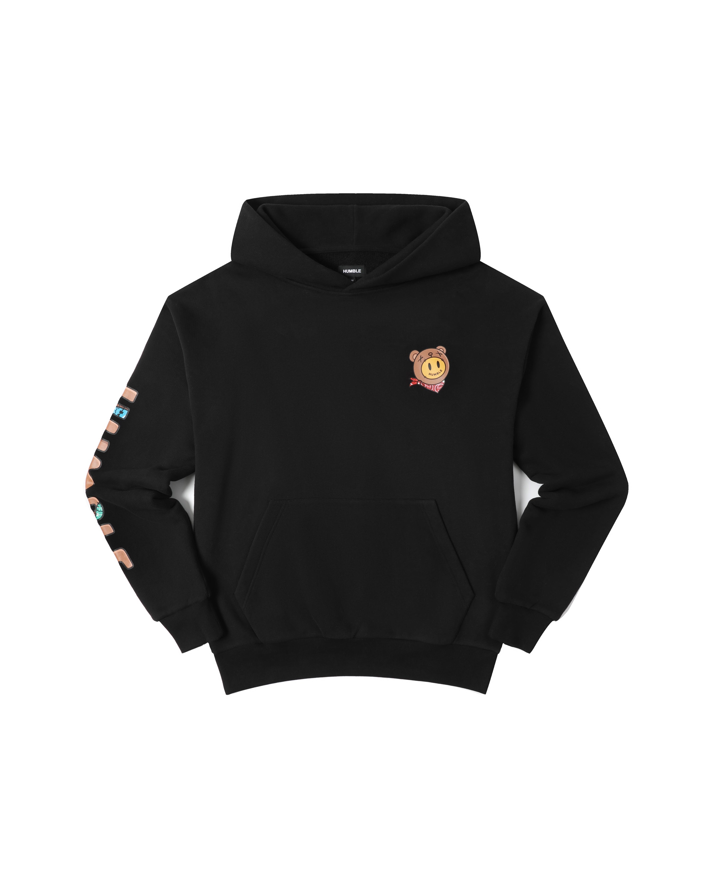 Bear Hoodie Black