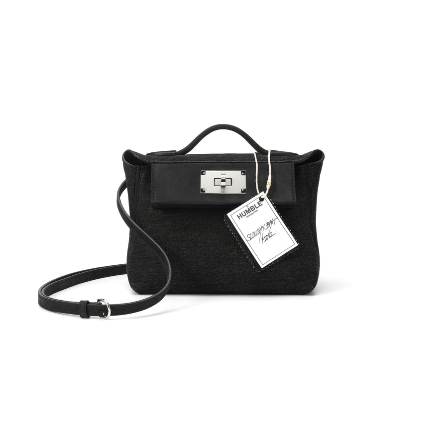 Slouchy Bag Mini Denim Black