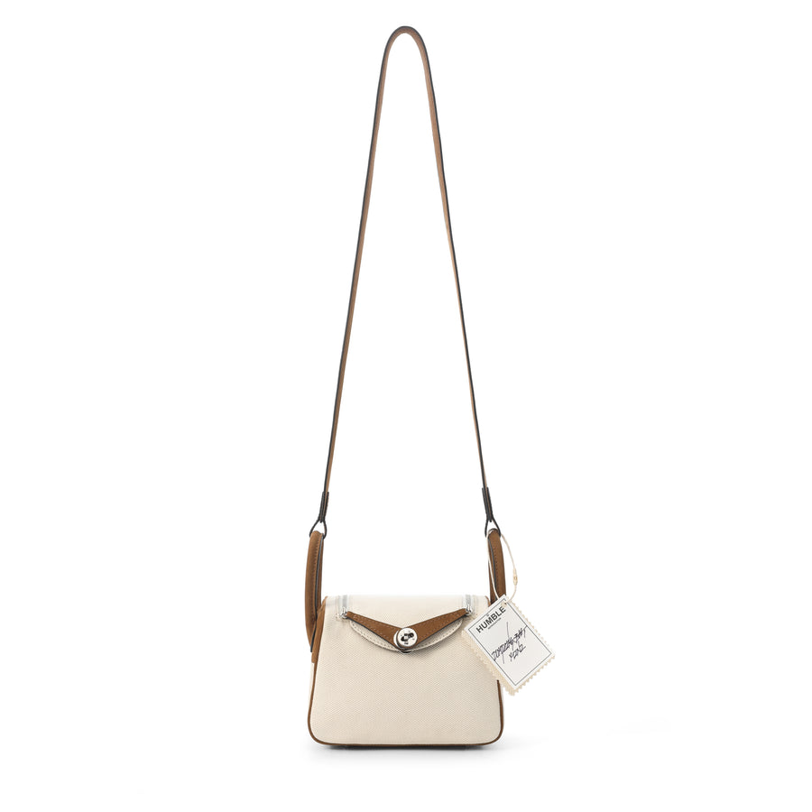 Dumpling Bag Mini White/Brown
