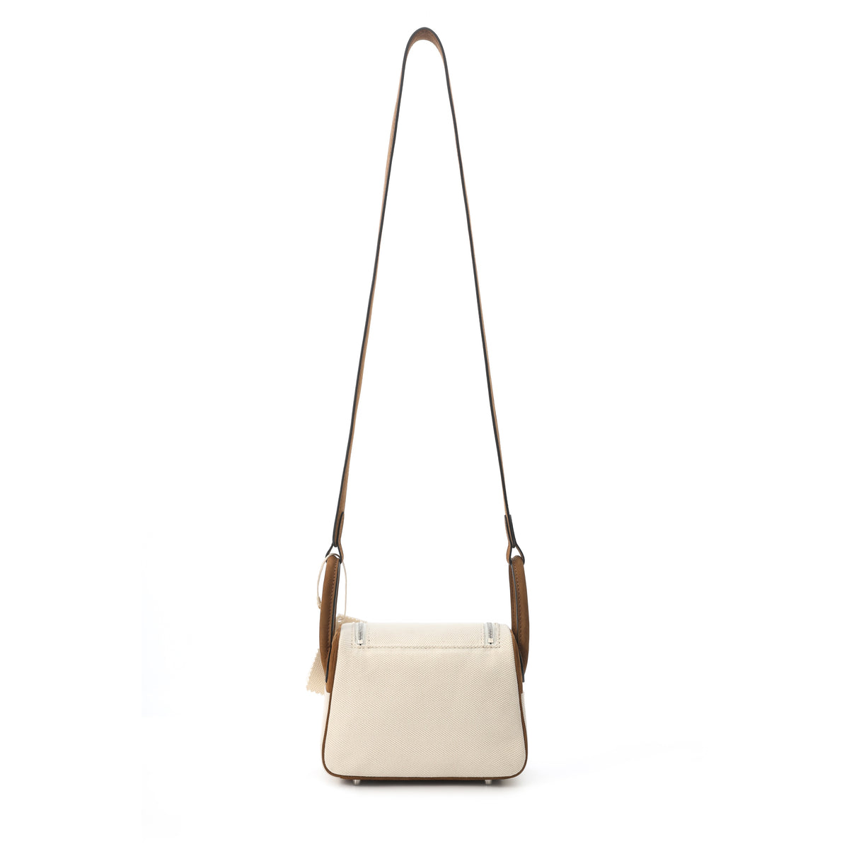 Dumpling Bag Mini White/Brown – product image 2