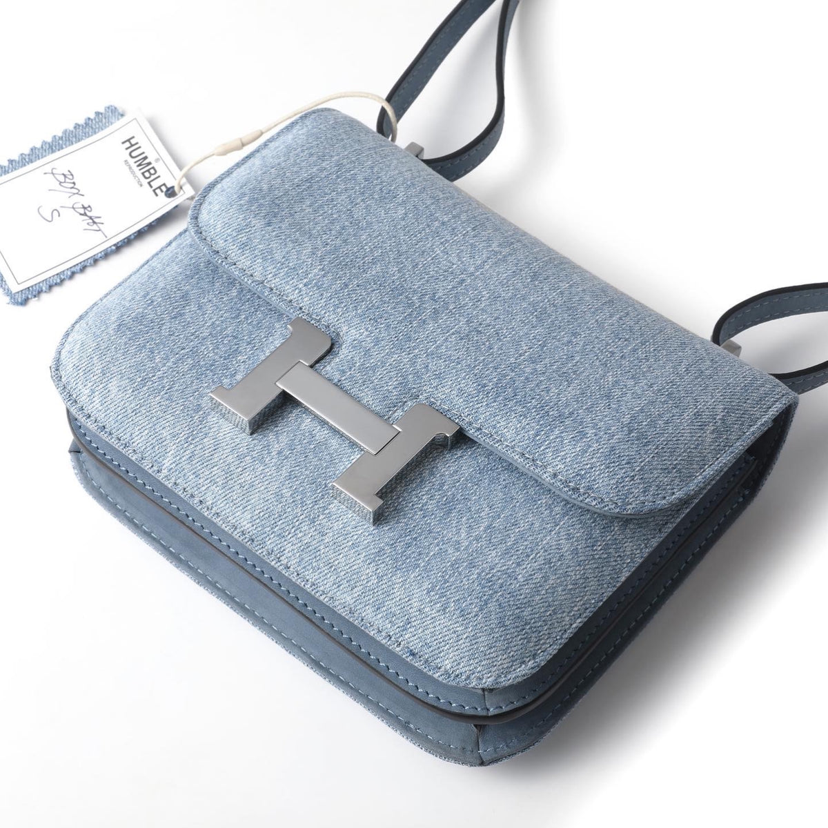 Box Bag S Denim Blue – product image 4