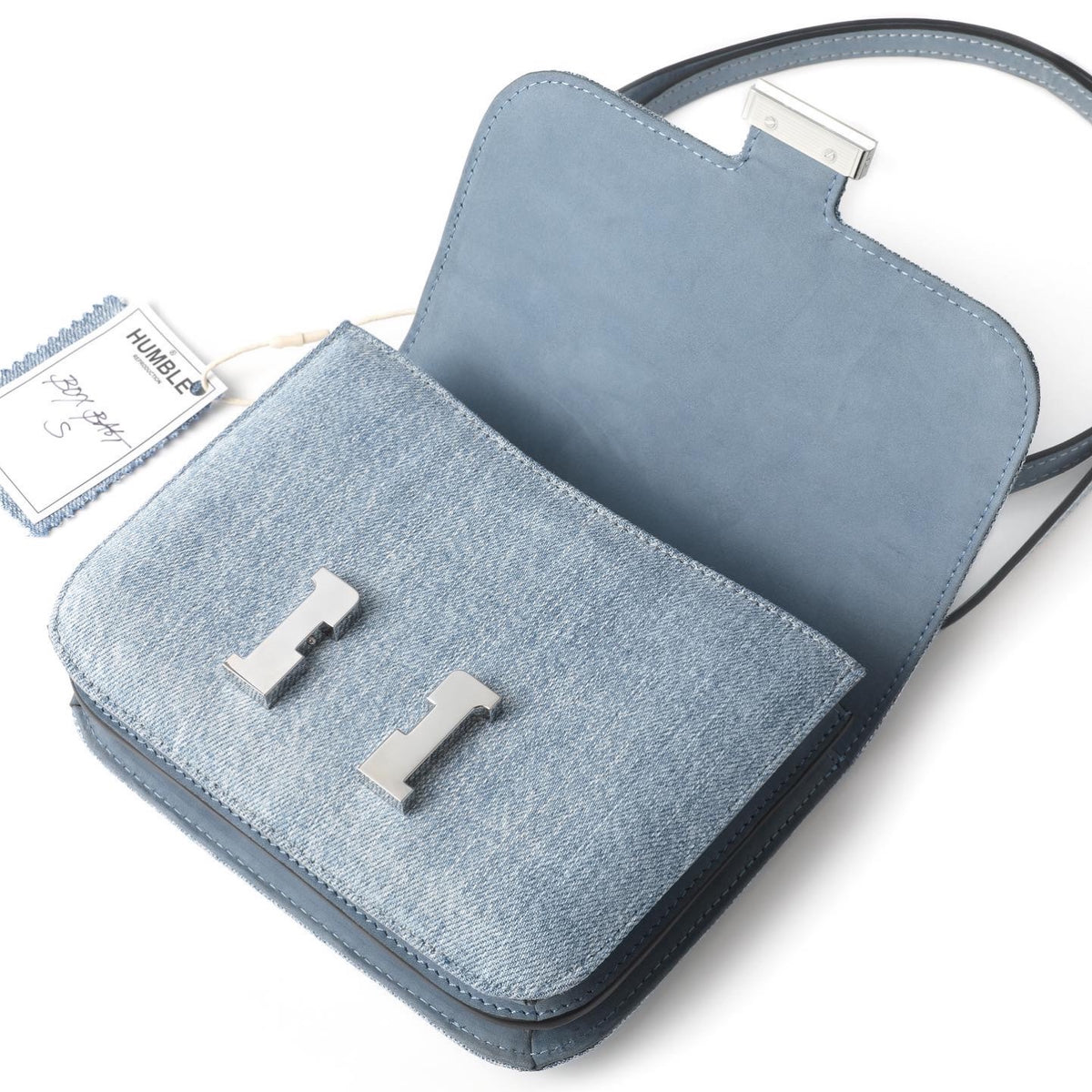 Box Bag S Denim Blue – product image 5