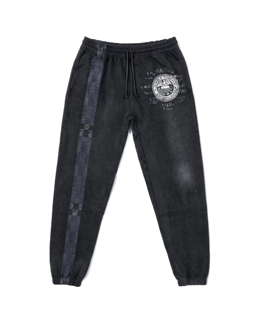 Rich Forever Sweatpants Black