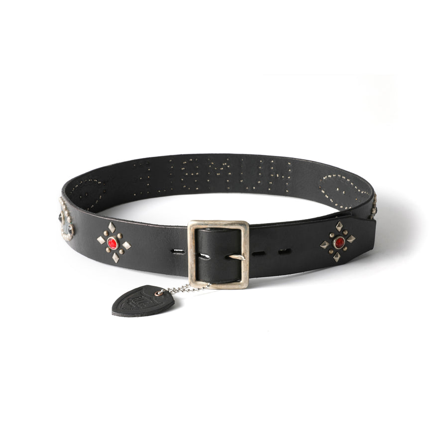 HUMBLE x HTC Gemstone Studded Black Belt