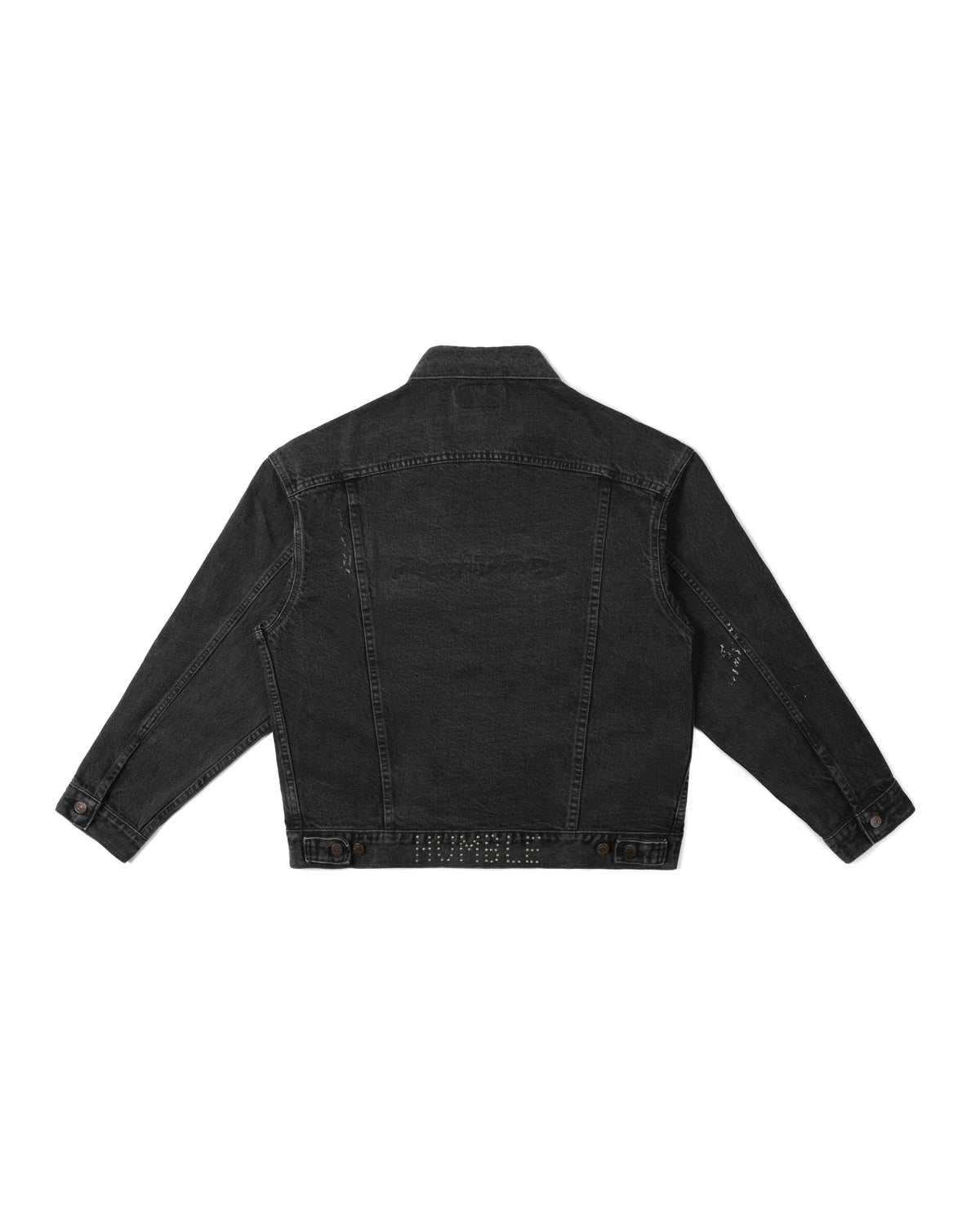 HUMBLE x HTC Gemstone Studded Black Denim Jacket – product image 2