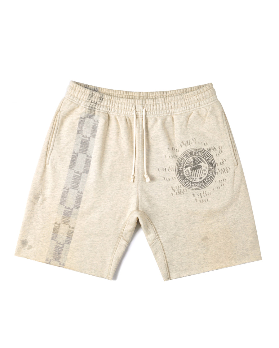 Rich Forever Sweat Shorts Grey