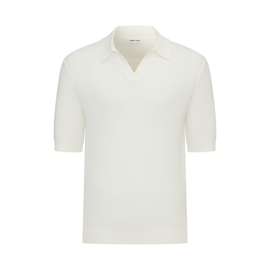 Premium Cotton Polo Shirt White product image 1