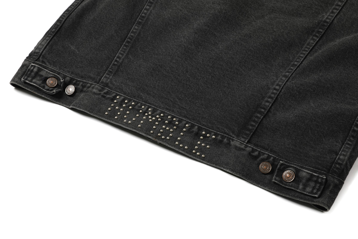 HUMBLE x HTC Gemstone Studded Black Denim Jacket – product image 8