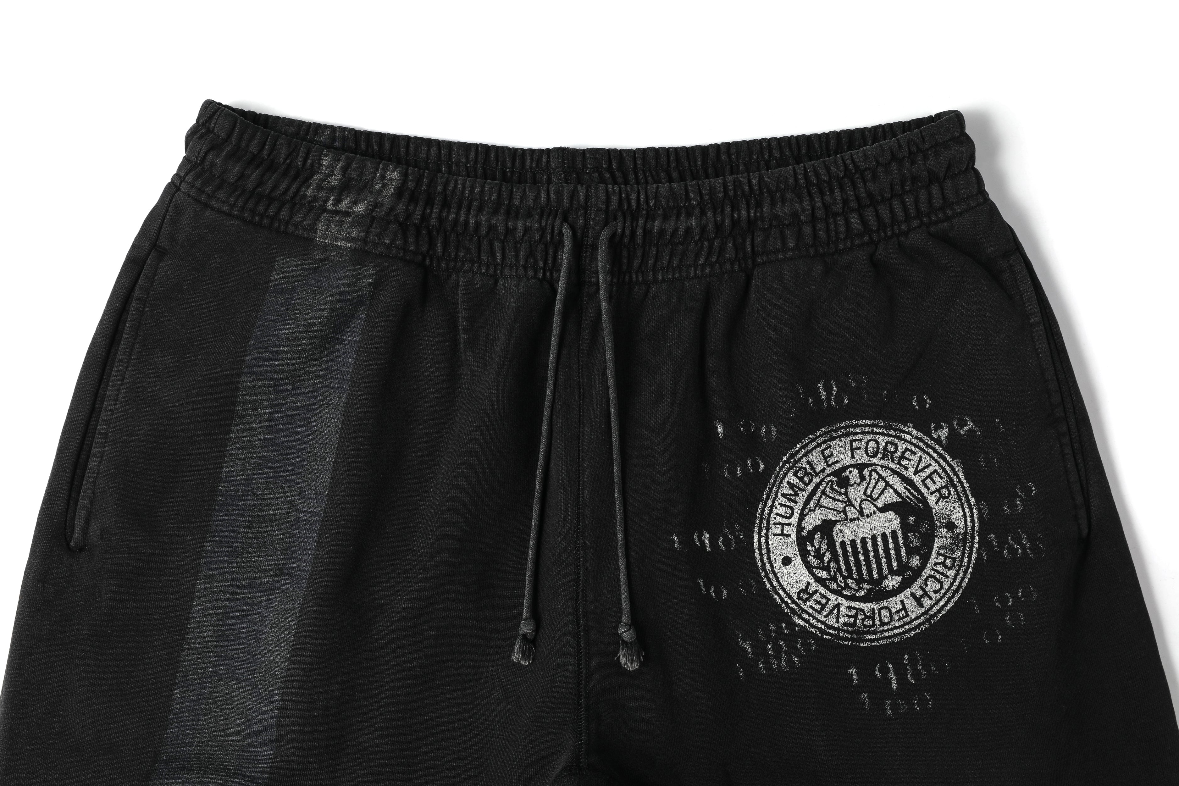 Rich Forever Sweat Shorts Black