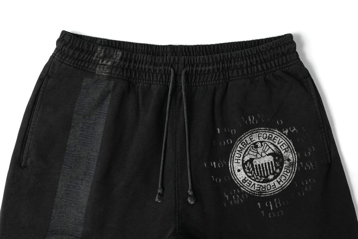 Rich Forever Sweat Shorts Black – product image 3