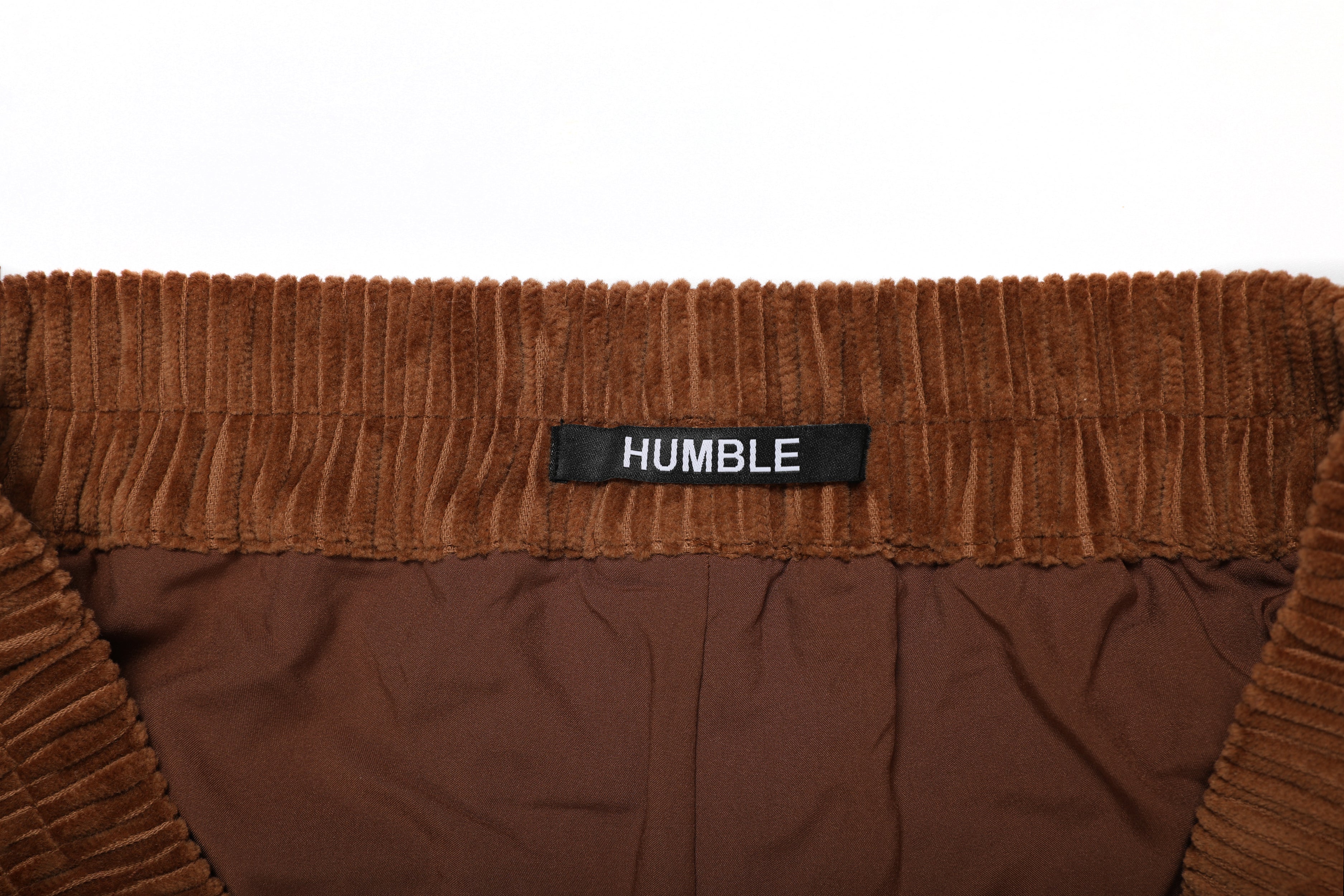 Corduroy Pockets Pants Brown