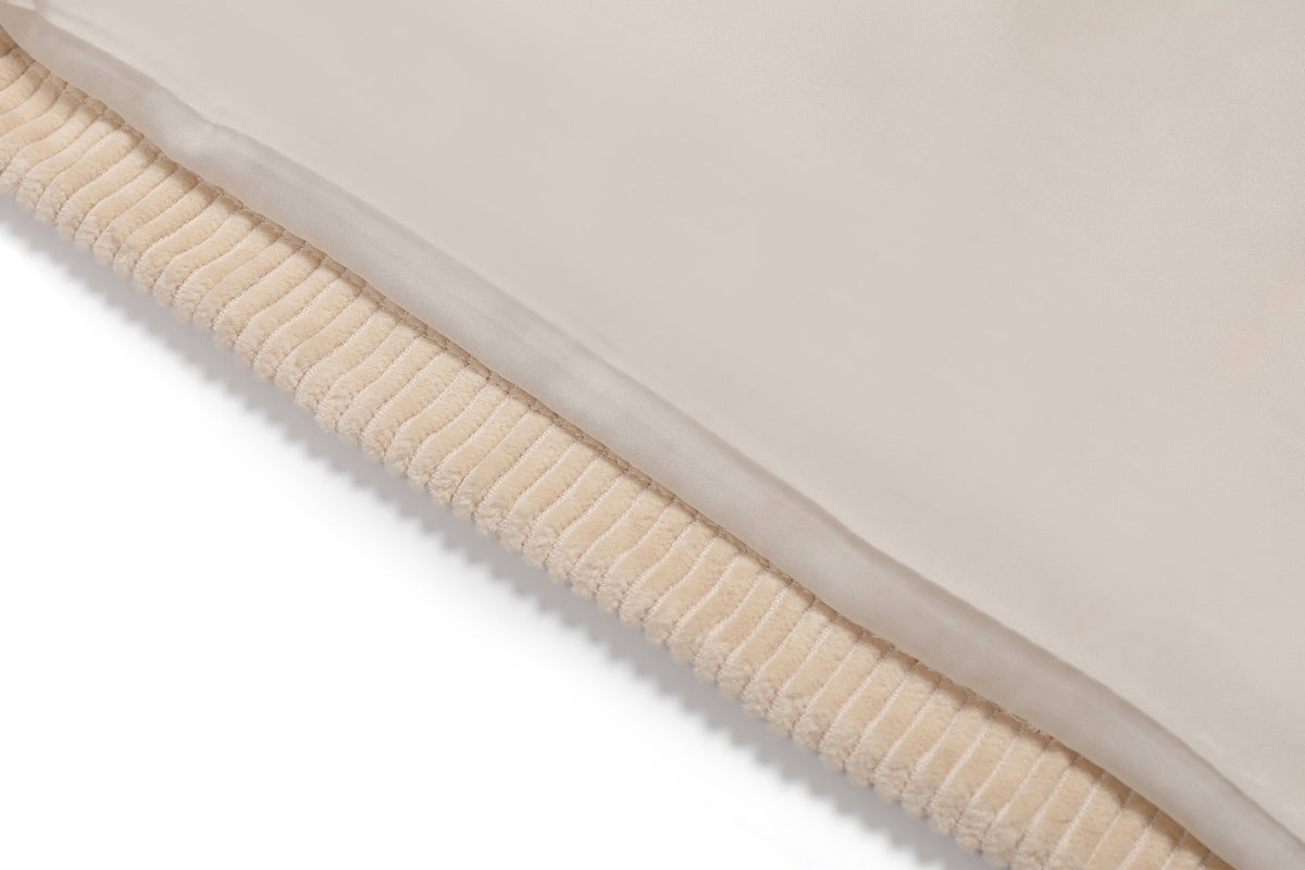 Corduroy Pockets Hoodie Ivory – product image 8