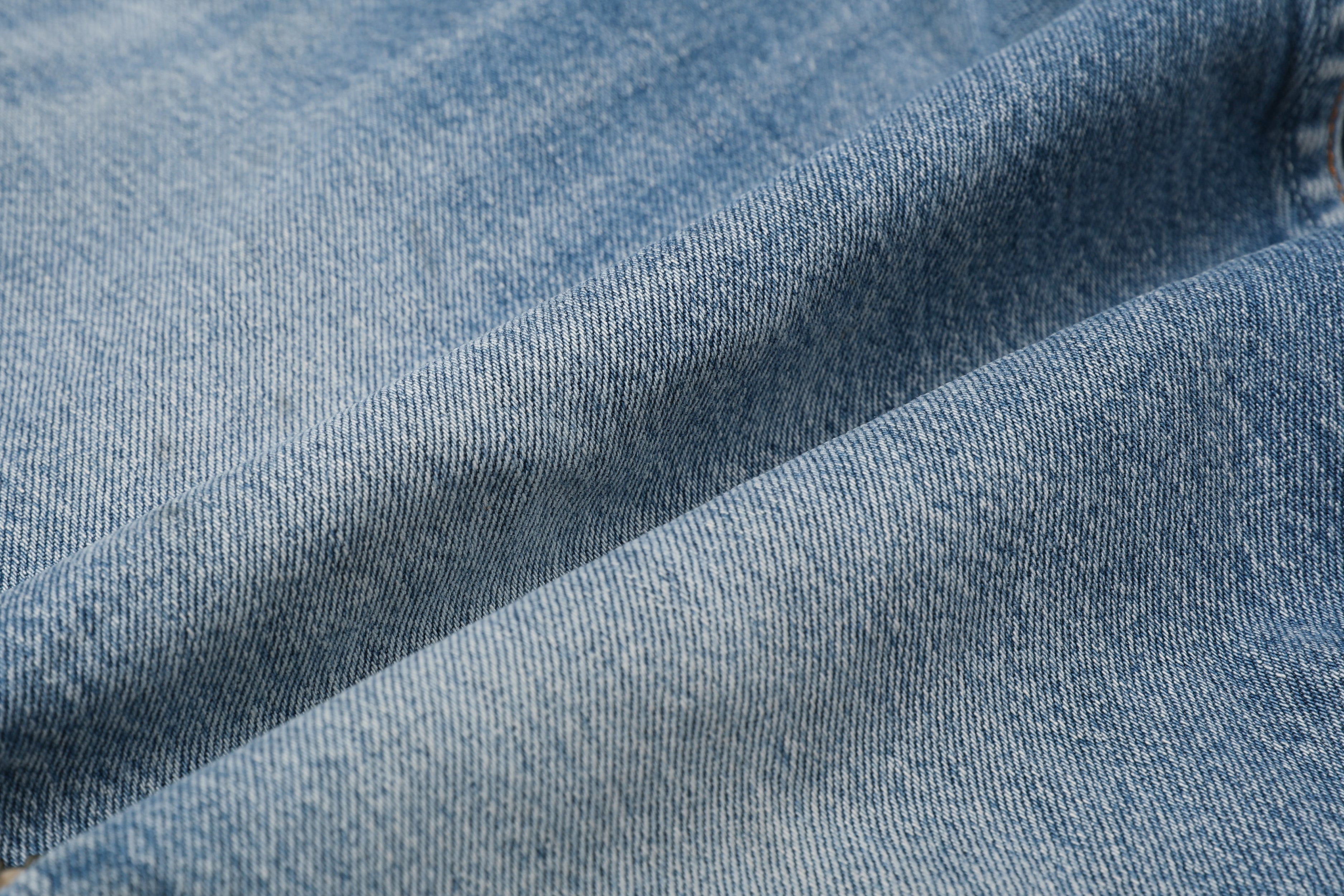 HUMBLE x HTC Gemstone Studded Blue Denim Shorts