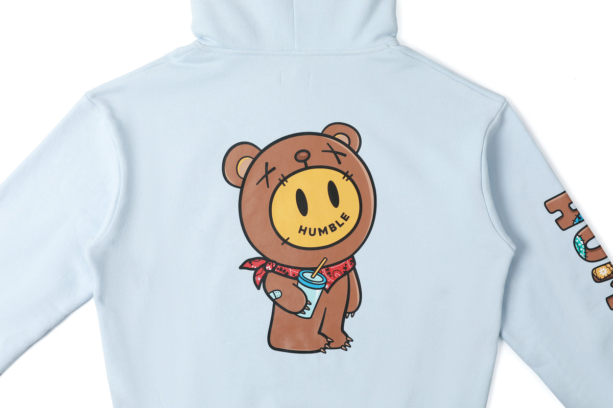 Bear Hoodie Blue – product image 6