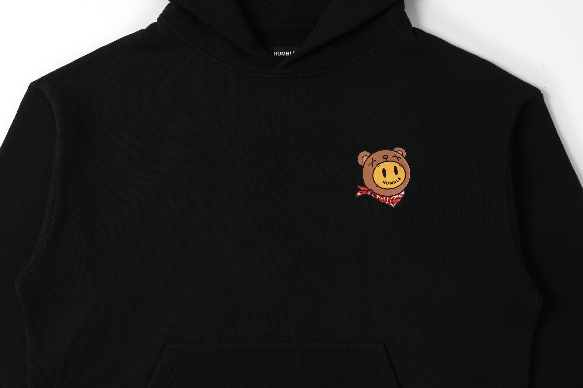 Bear Hoodie Black