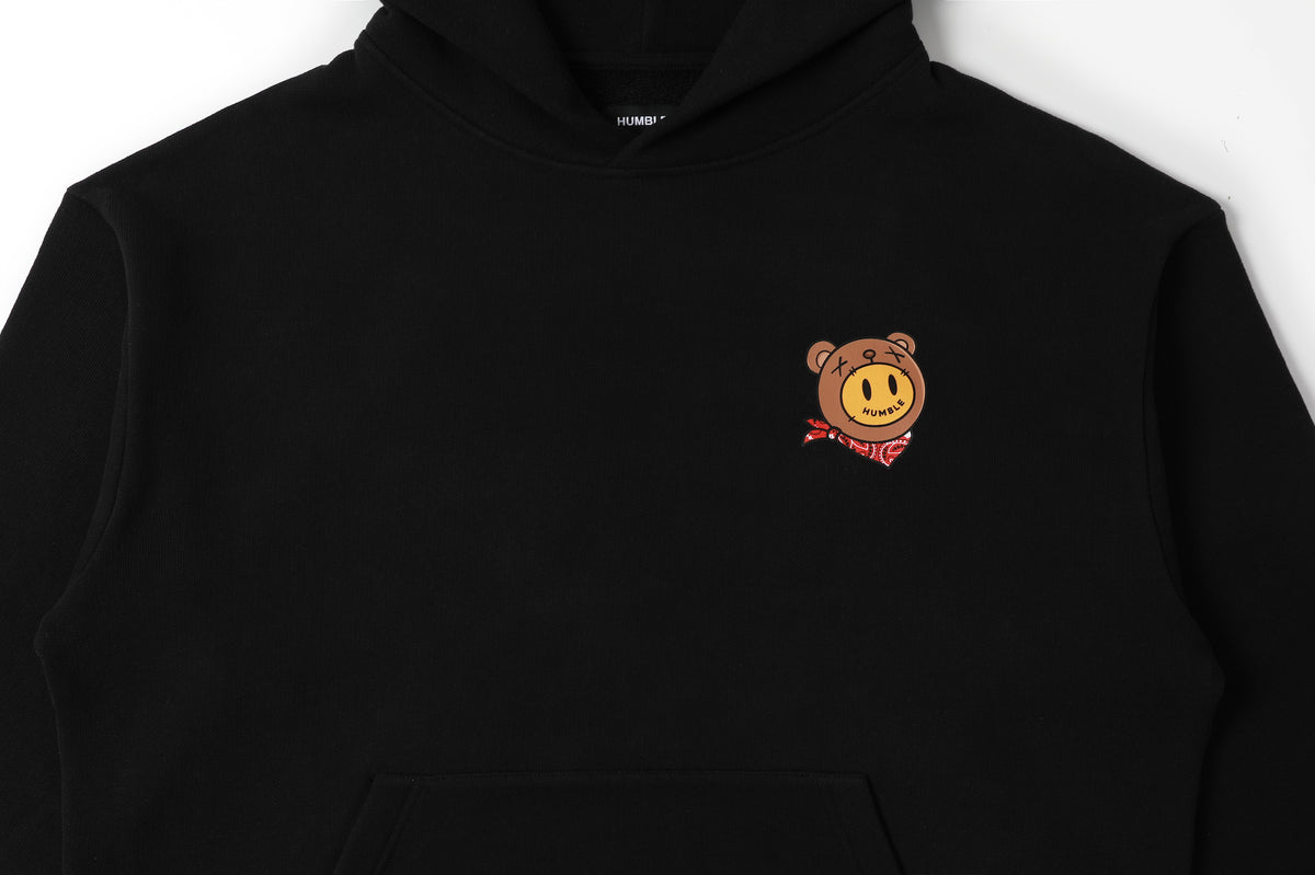 Bear Hoodie Black – product image 5