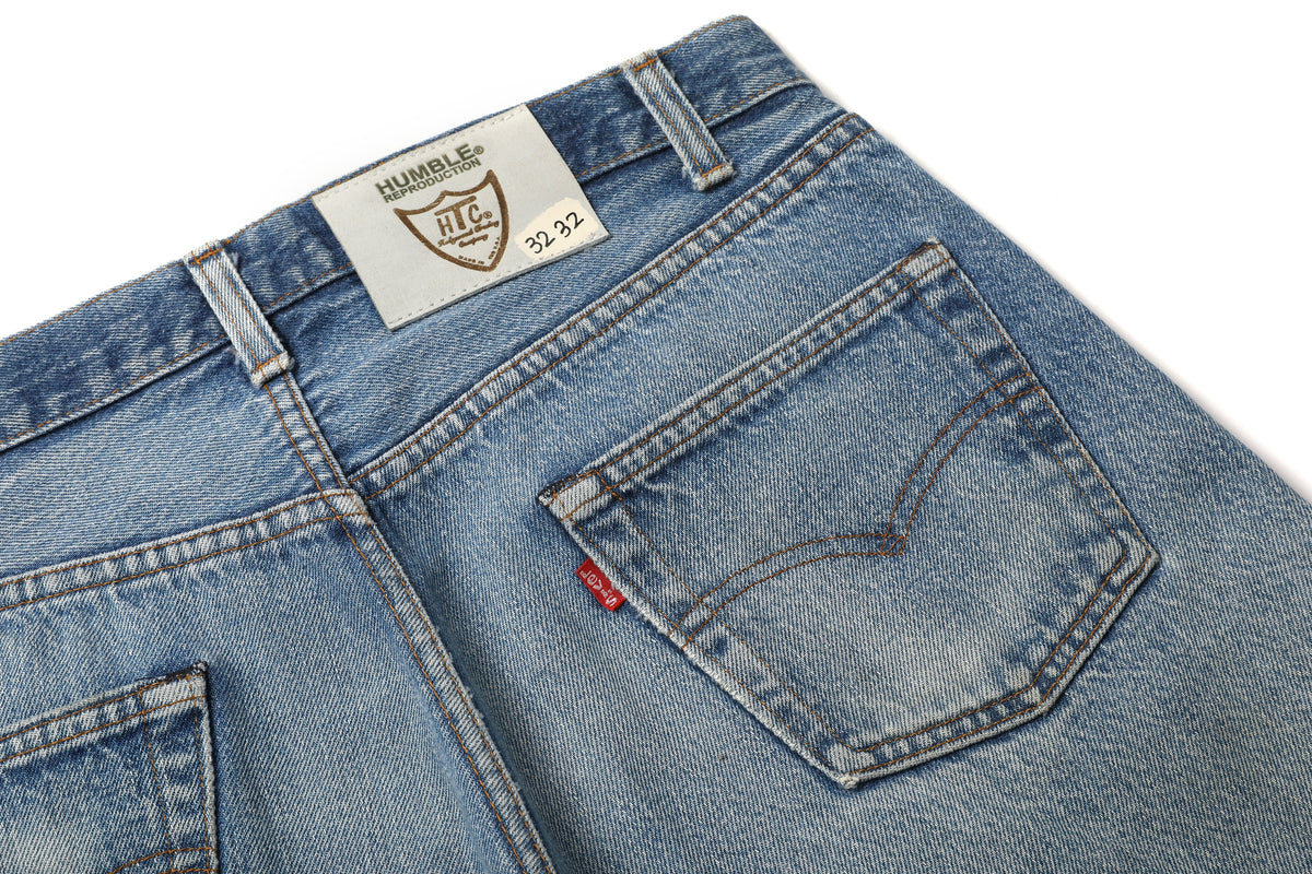 HUMBLE x HTC Gemstone Studded Blue Jeans – product image 9
