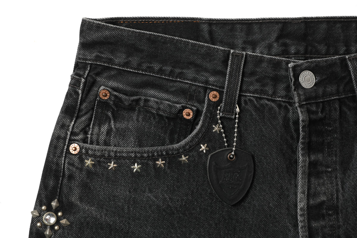 HUMBLE x HTC Gemstone Studded Black Jeans – product image 8