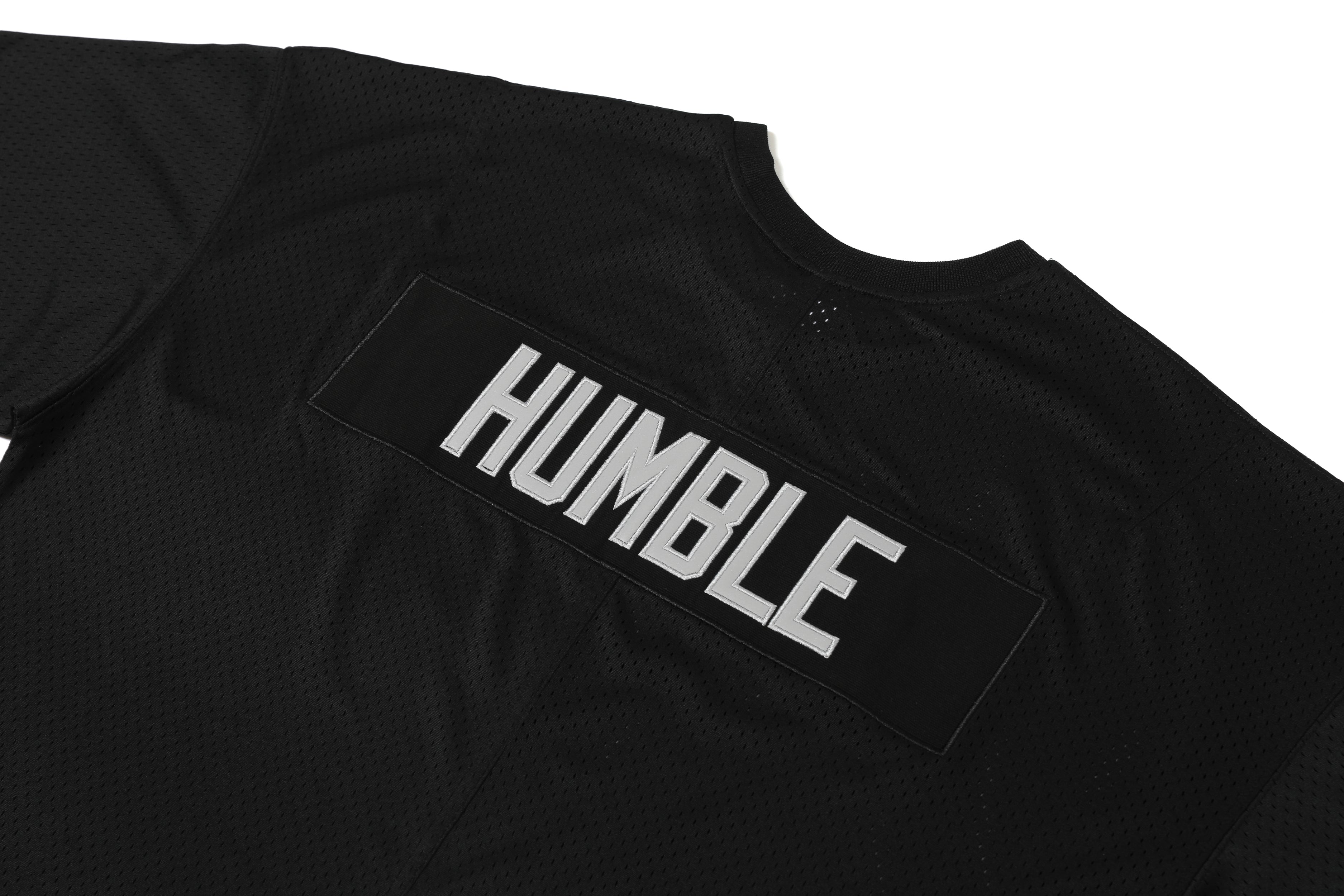 Reflective Logo Mesh Jersey T-shirt