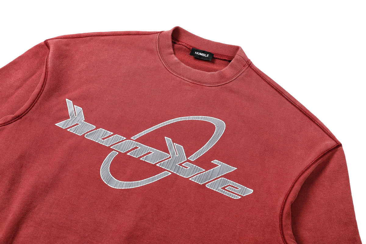 Debut Logo Crew Neck Red – product image 3