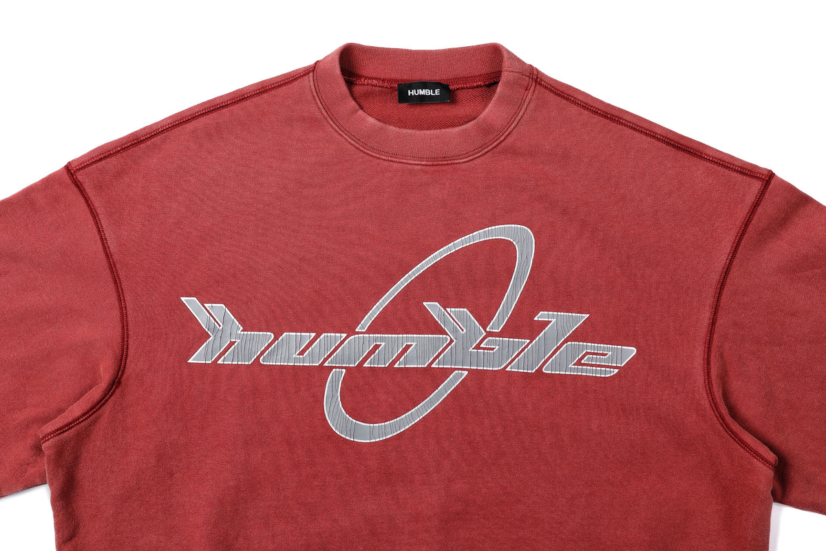 Debut Logo Crew Neck Red – product image 4