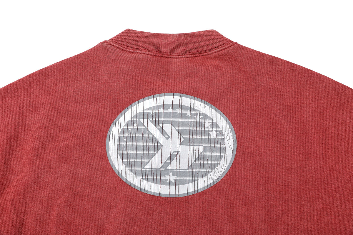 Debut Logo Crew Neck Red – product image 5